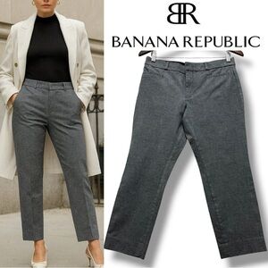 071 Banana Republic | EUC Jordan Gray Ankle Dress Pants Tailored Trousers (Sz 8)